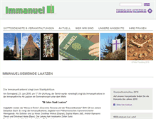 Tablet Screenshot of immanuelkirche-laatzen.de